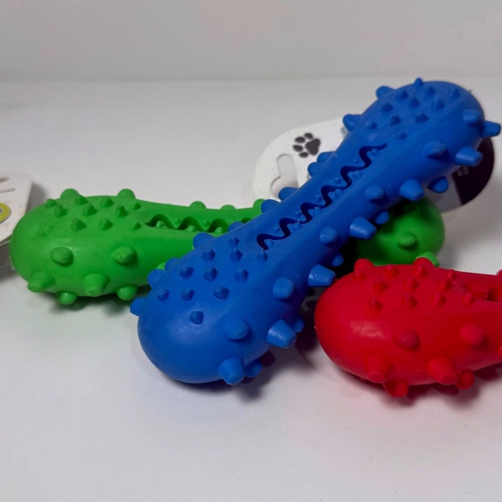 Juguete forma hueso calado en medio